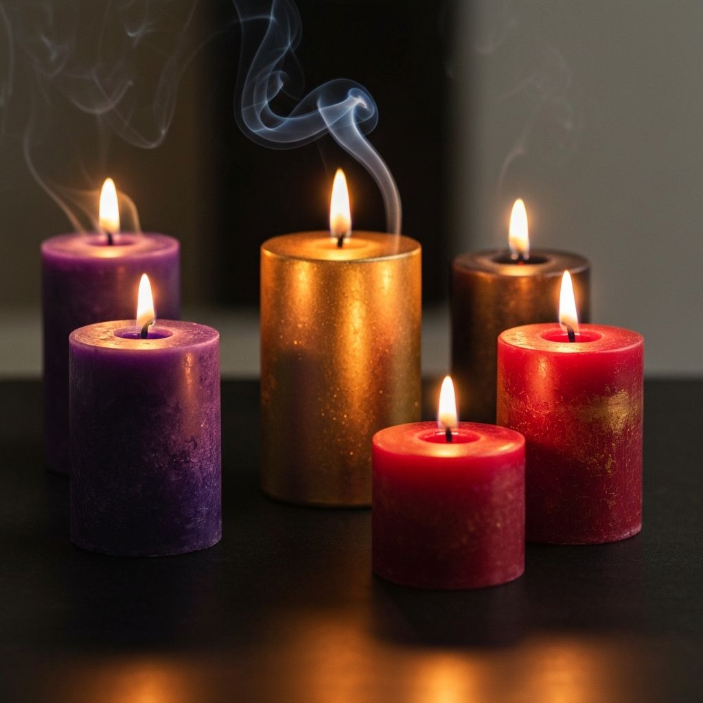 Velas artesanales de intención